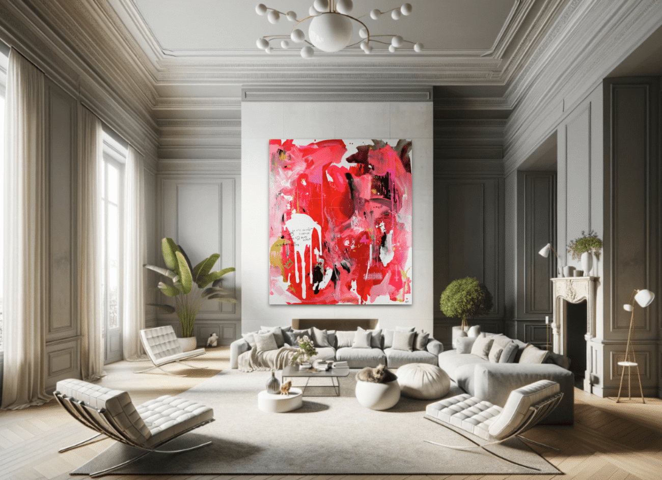 Comment Choisir un Tableau Décoratif Idéal pour Sublimer Votre Salon avec DariArt